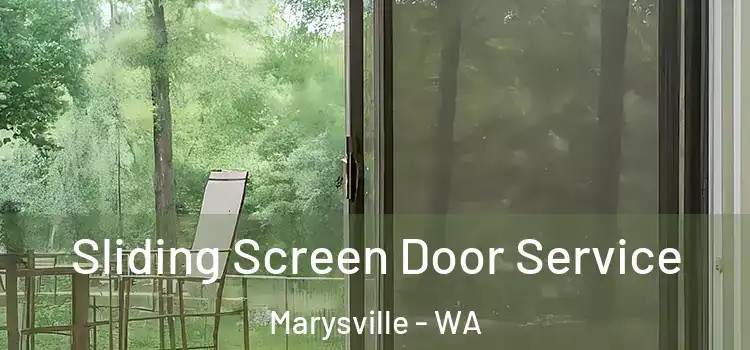 Sliding Screen Door Service Marysville - WA